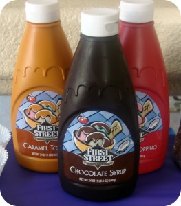 ice cream party, first street syrup