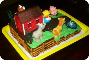 side of cake