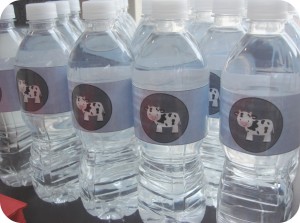 water bottles