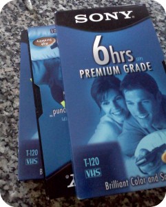 vhs tapes