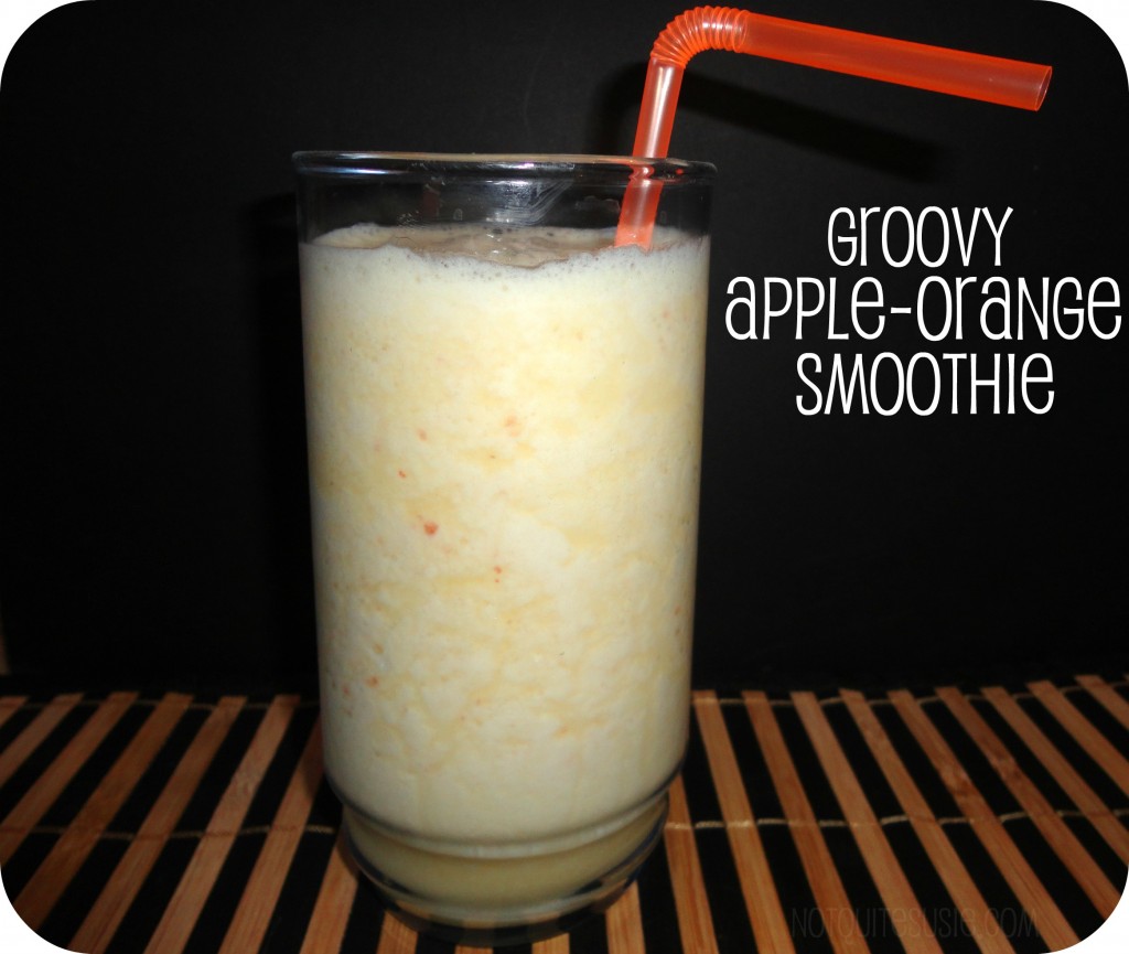 groovy apple-orange smoothie