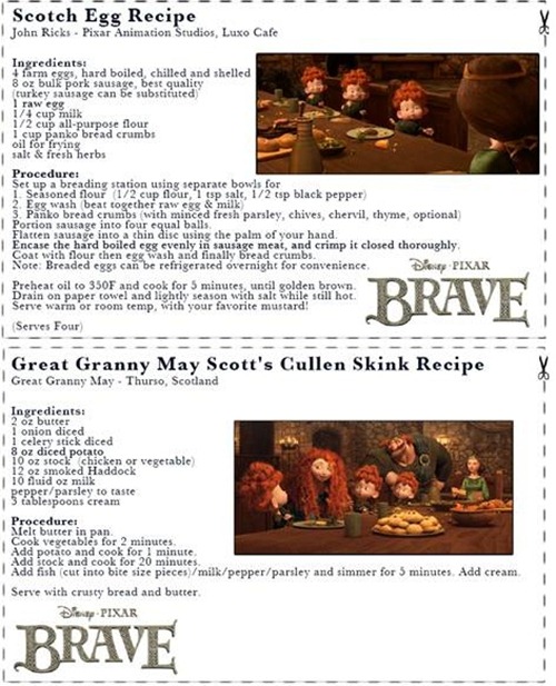 BRAVE recipes
