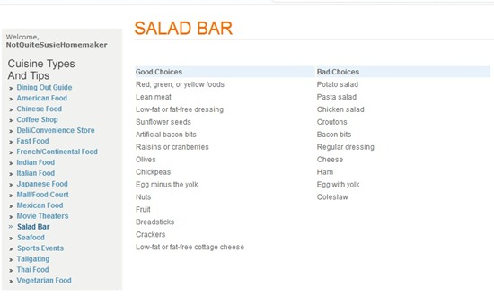 Salad Bar