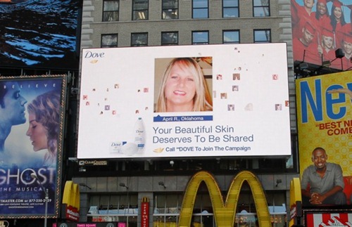 Dove Times Square Billboard