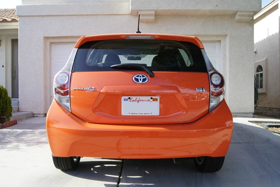 Prius c back