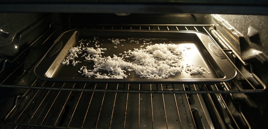 Toasting Coconut Toasting Coconut