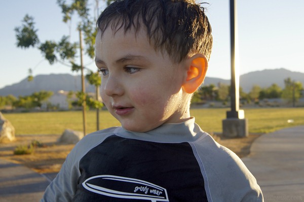 Toddler wearing grUVywear Toddler wearing grUVywear