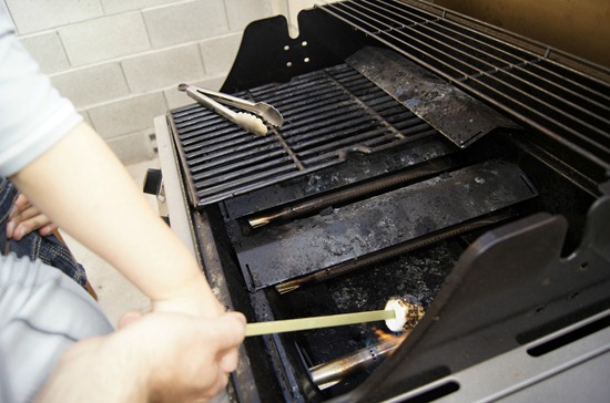 roasting marshmallows