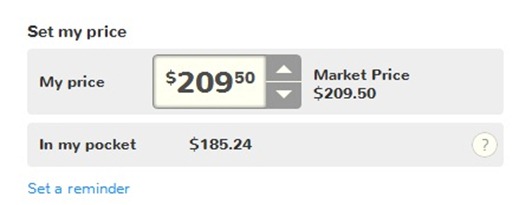 sell price
