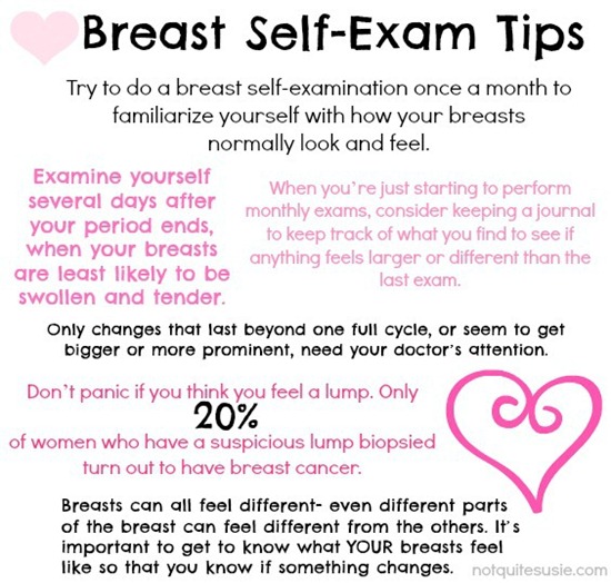 Breast Self Exam Tips