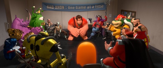 "WRECK-IT RALPH"   (Pictured) RALPH (voice of John C. Reilly) amongst other video game bad guys.  ©2012 Disney. All Rights Reserved.