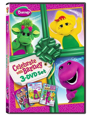 celebrate with barney dvd set