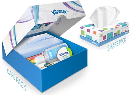 kleenex care pack