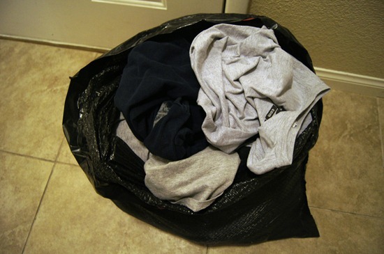 Donating clothes