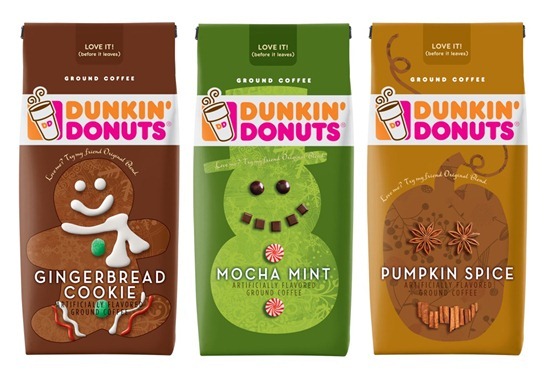 Dunkin Donuts Seasonal Coffee