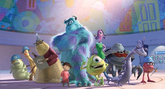 monsters inc 3d cast