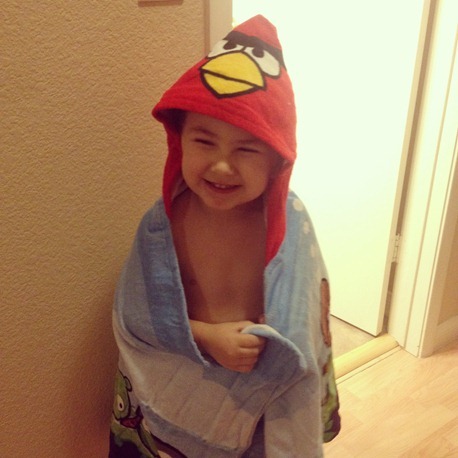 angry birds towel