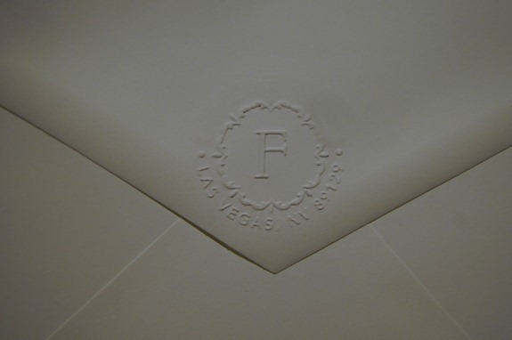 embossed envelope embossed envelope