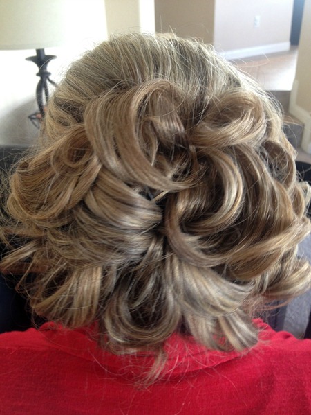 Bridal shower hair Bridal shower hair
