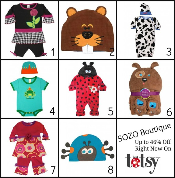 SOZO Boutique- Adorable baby, toddler and kids clothing on sale right now on Totsy!