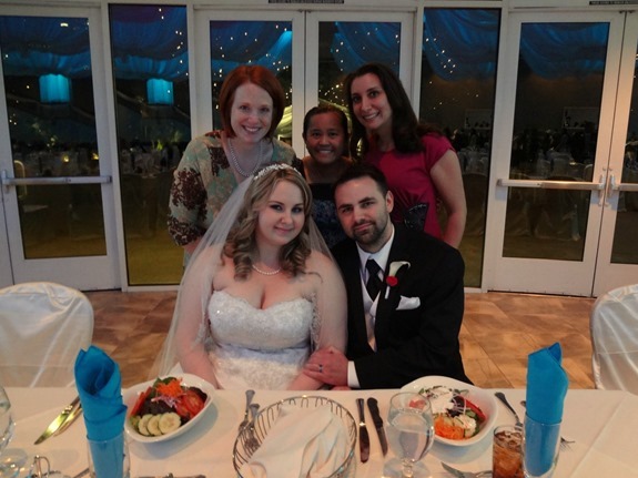 Blue wedding reception Blue wedding reception