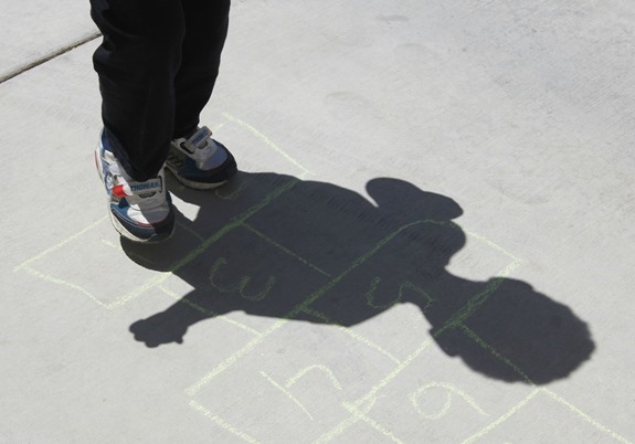 Playing Hopscotch