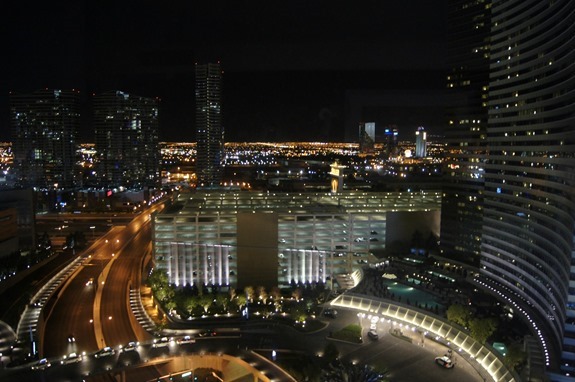 View from Aria Las Vegas Suite View from Aria Las Vegas Suite