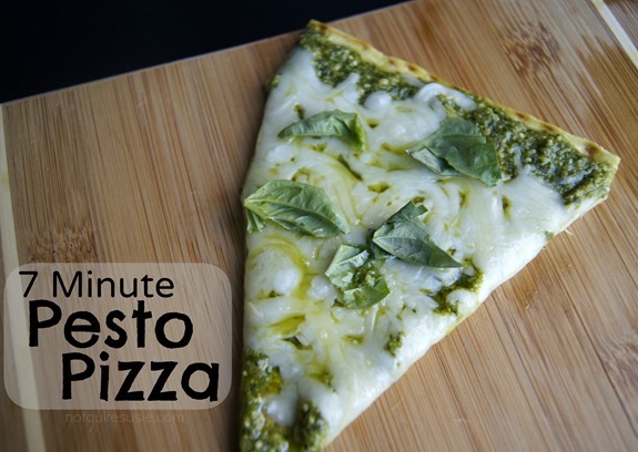 7 Minute Pesto Pizza 7 Minute Pesto Pizza