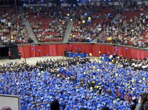 Graduation 2013 Balloons Cascading Graduation 2013 Balloons Cascading