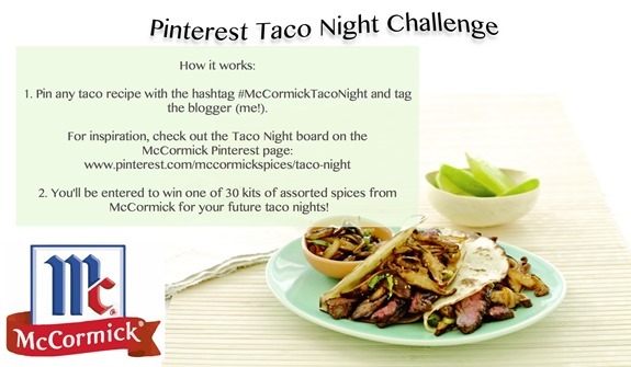 pinterest taco giveaway challenge pinterest taco giveaway challenge