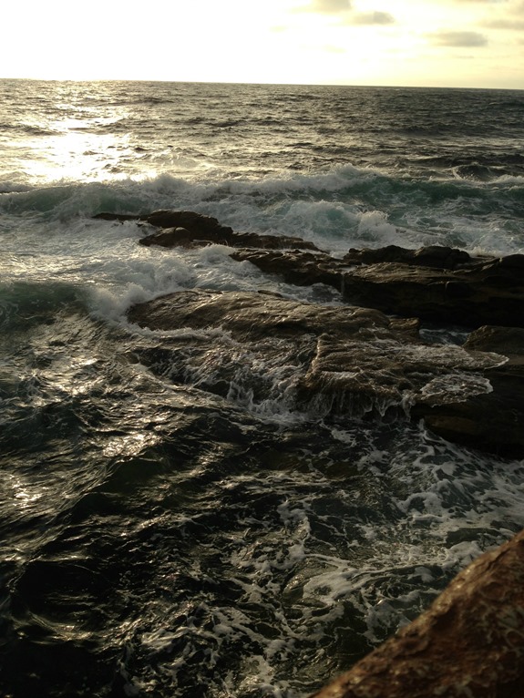 Waves Hitting Rocks at La Jolla Children's Pool Waves Hitting Rocks at La Jolla Children's Pool