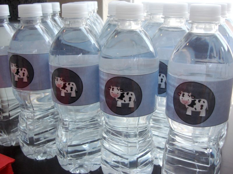 Water bottles