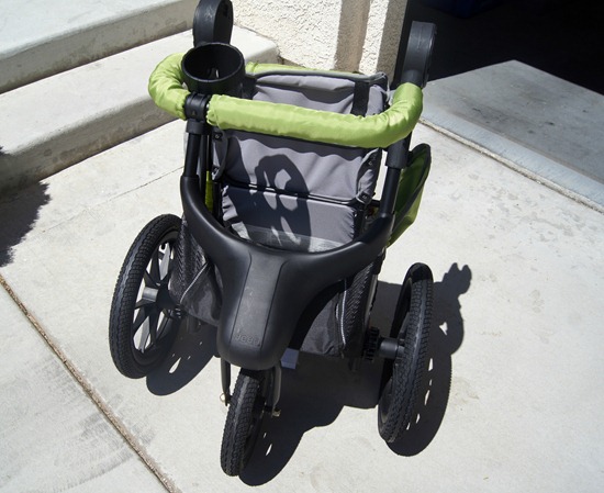 J is for Jeep Jogging Stroller folded