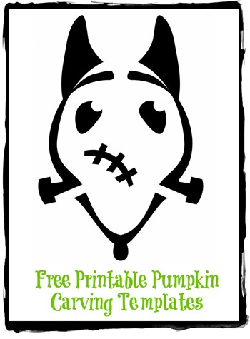 free printable pumpkin carving templates disney frankenweenie