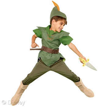 peter pan boys costume disney store halloween