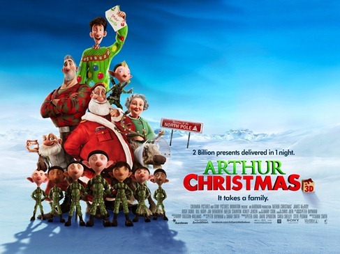 arthur christmas movie poster