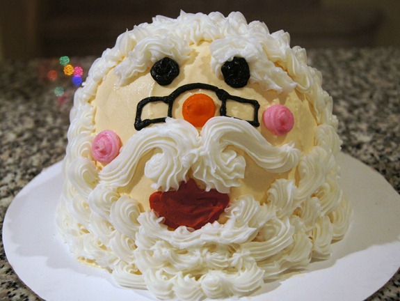 Baskin Robbins Santa Cake