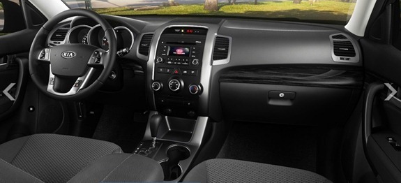 kia sorento interior