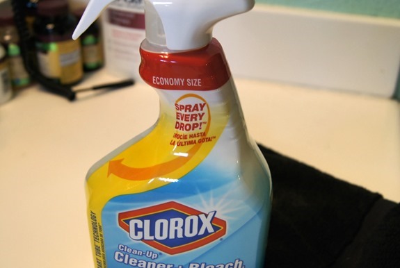 Spray Every Drop with Clorox