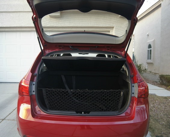 Kia Forte trunk space