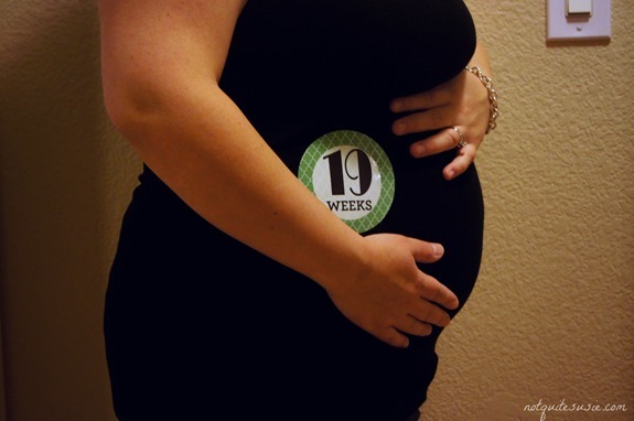 19 Weeks Baby Bump Picture