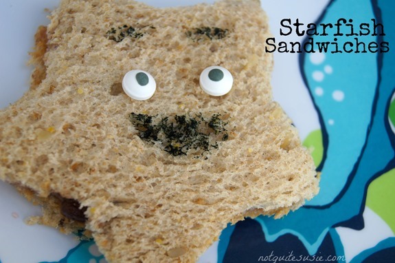 Starfish Sandwiches at @NotQuiteSusie