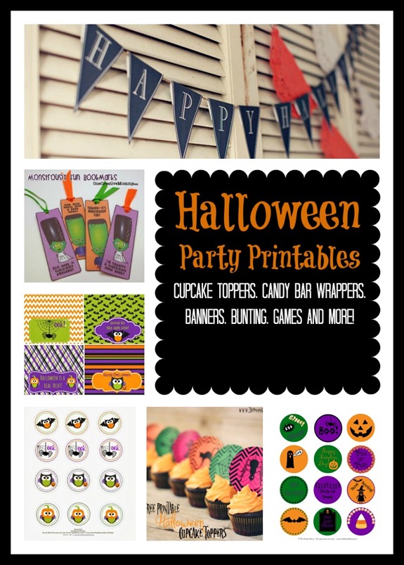 Halloween Party Printables label