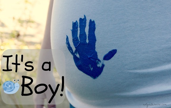 It's a Boy! @NotQuiteSusie Gender Reveal WM