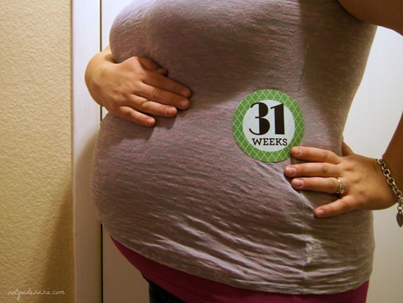 31 Weeks Baby Bump
