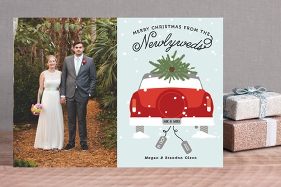 Luxury 80 Newlywed Christmas Card