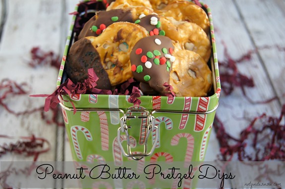 Peanut Butter Pretzel Dips Recipe #HolidayButter #shop