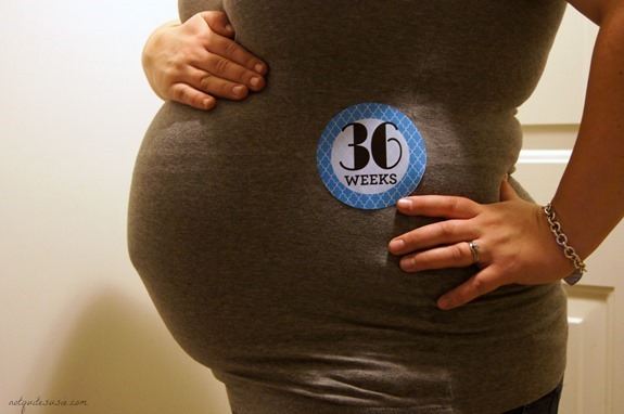 36 Weeks Baby Bump
