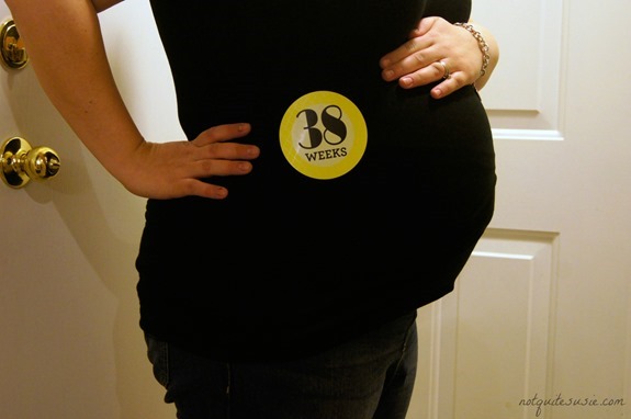 38 Weeks Baby Bump