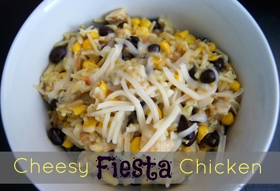 Cheesy Fiesta Chicken Recipe & 10 Pc. Cookware Set Giveaway! - {Not